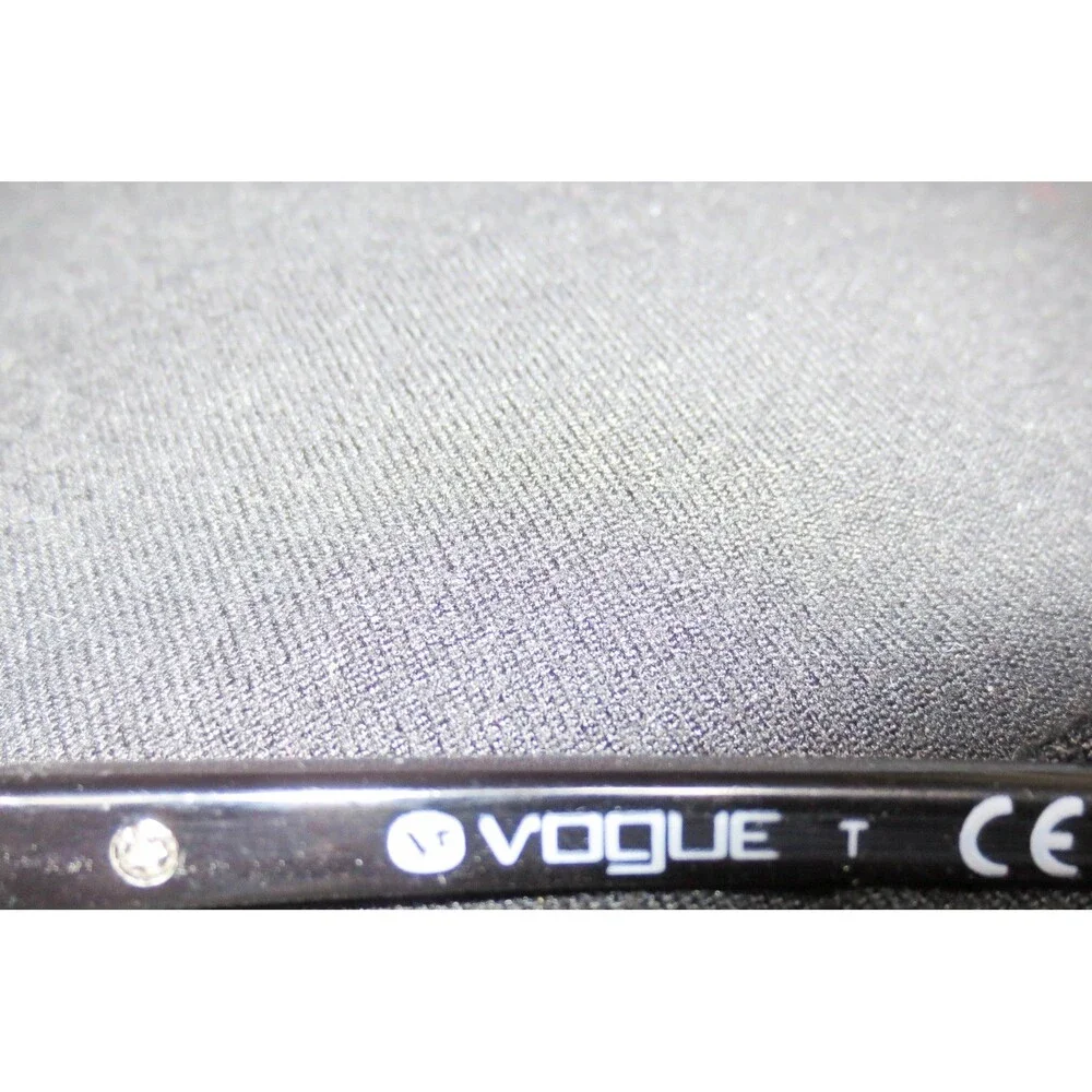 Vogue VO 4057-B 352 Black Silver Rectangular Eyeglasses Frames 52-17-135 Womens